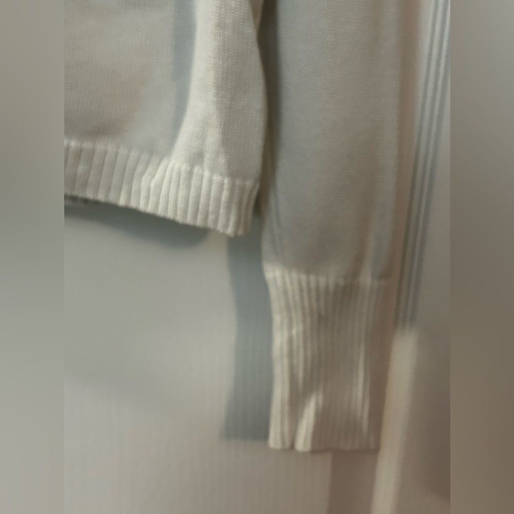 Urban outfitters‎ white contrast trim cropped sweater Small - Picture 8 of 13